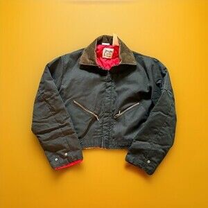Vintage Custom Cropped Walls Zero Zone Workwear Jacket Sz L